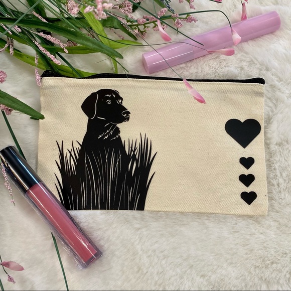 New canvas zip makeup case pouch zipper bag accessories *YOU CHOOSE* - Picture 9 of 13